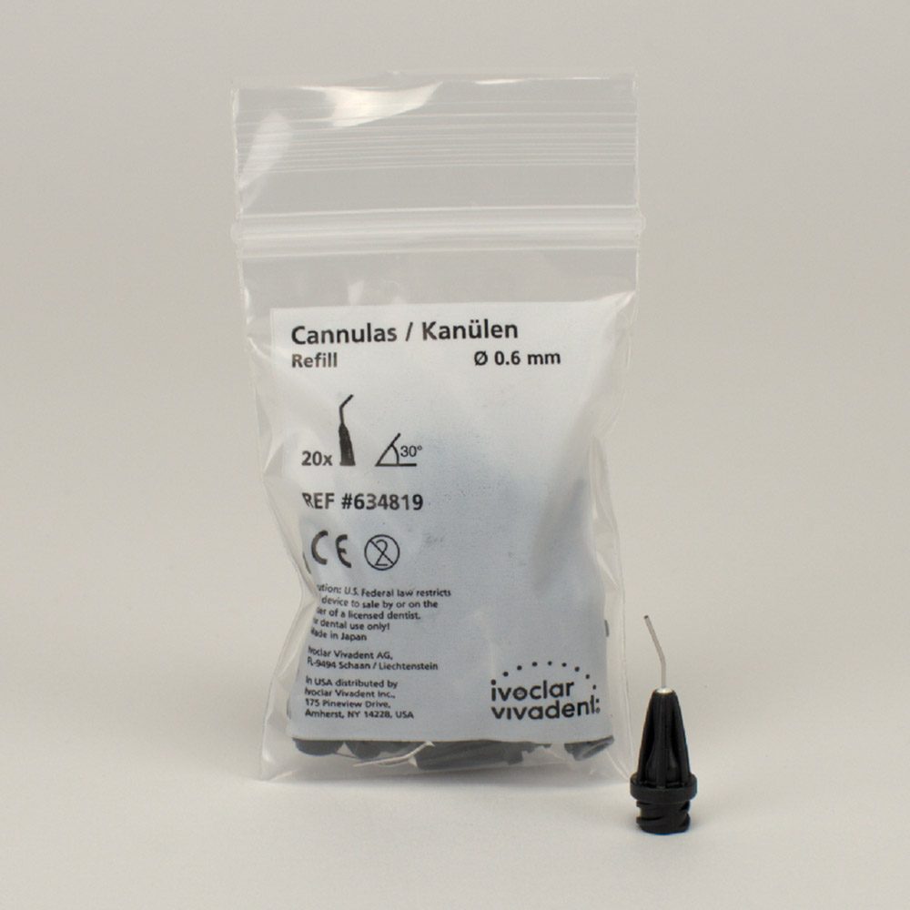 Applikationskanülen Total E./Helio. 0,6 mm, 20 Stück