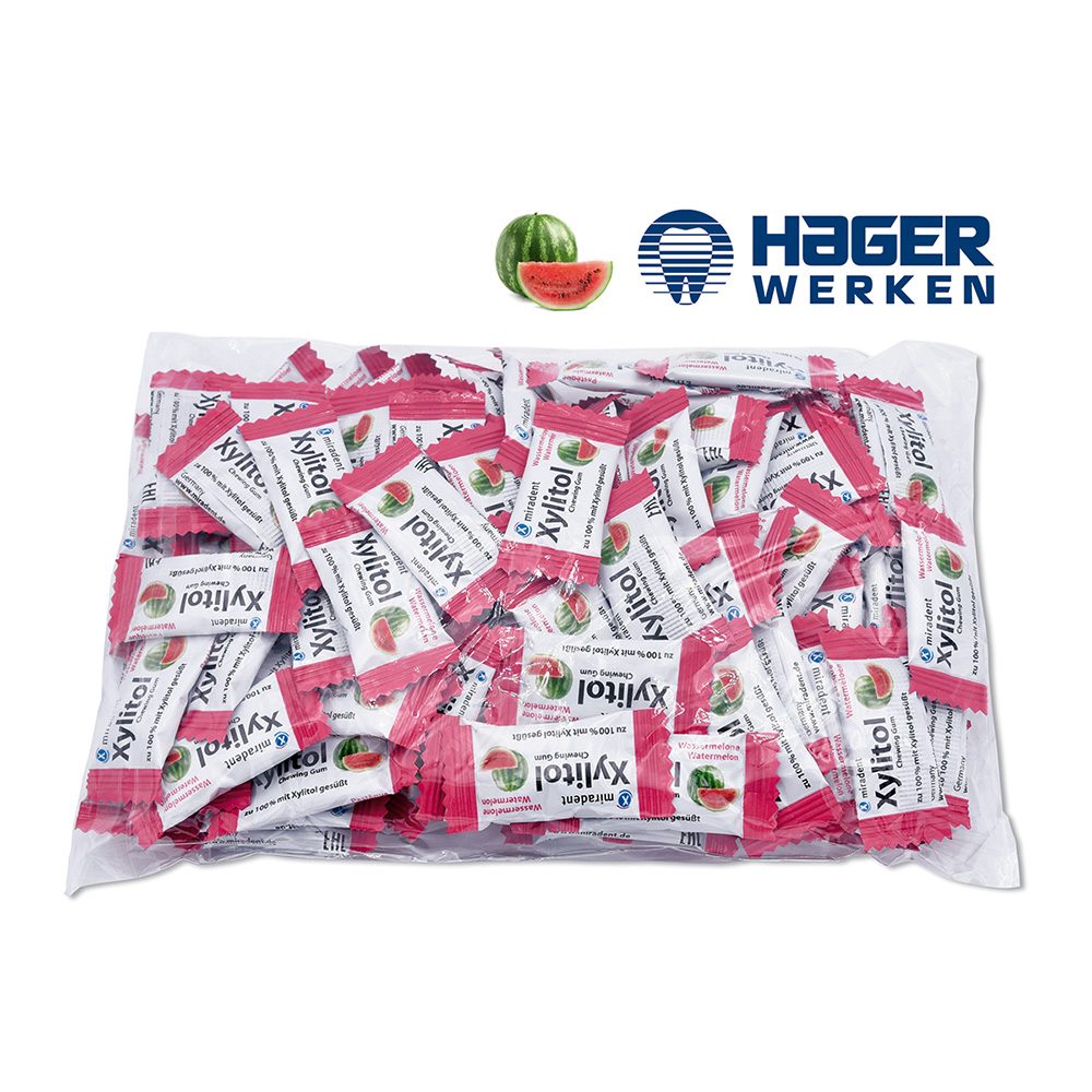 miradent Xylitol Kaugummi Wasserm. 100St