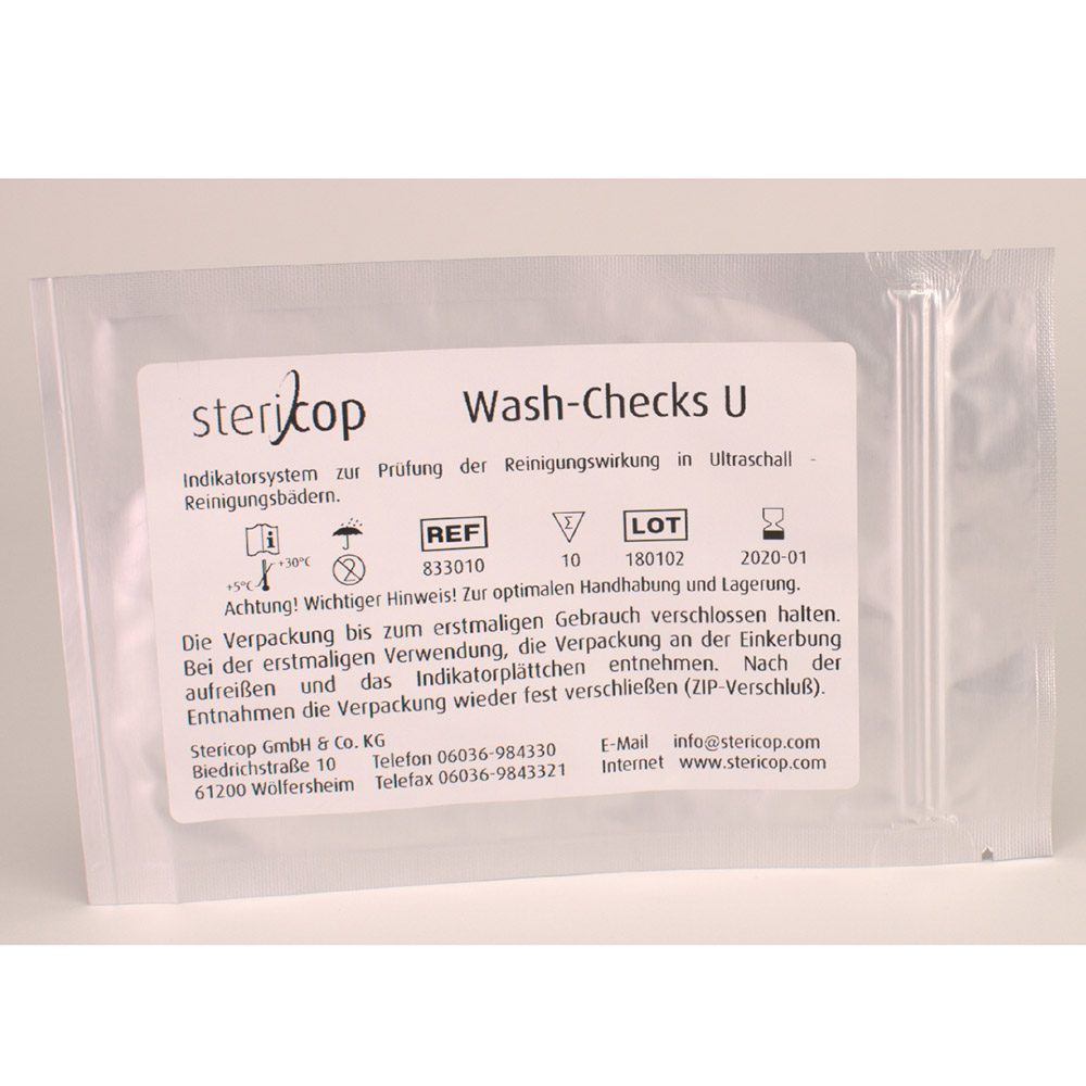 Wash-Checks Sensor pink   10St