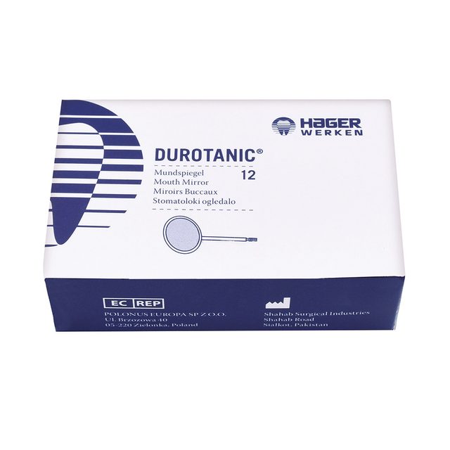 Durotanic Mundspiegel Gr.4, 12 Stück