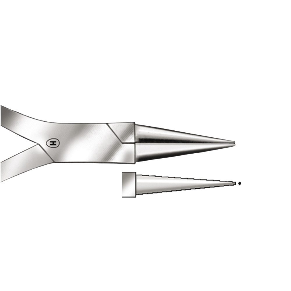 Rundzange spitz glatt HSL 494-12 St