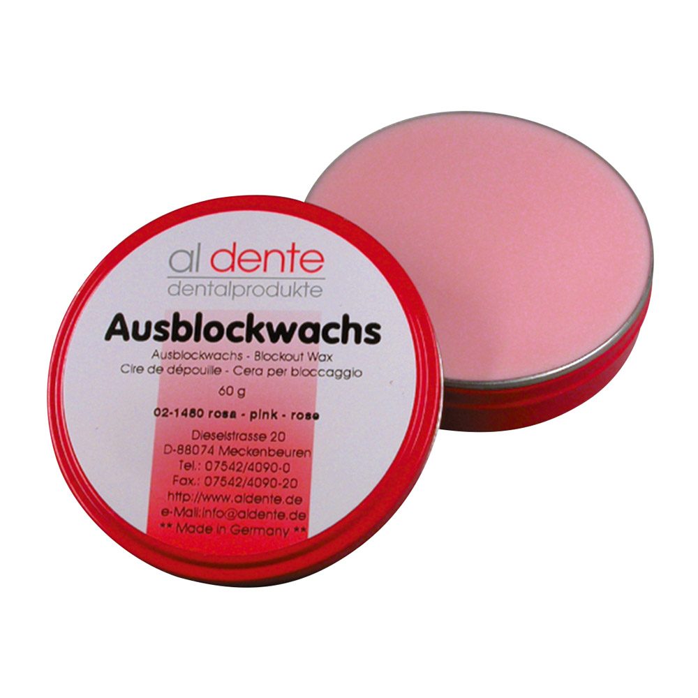 Ausblockwachs rosa f. Modellguss 70g