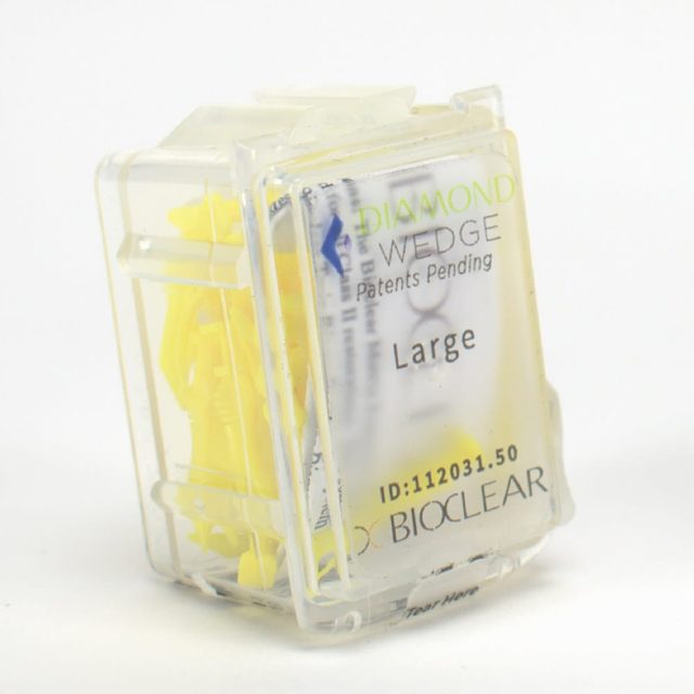 Bioclear Diamond Wedge large gelb  50St