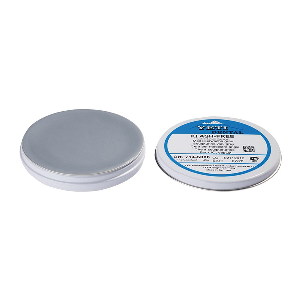 IQ Modellierwachs ash-free grau, 45 g