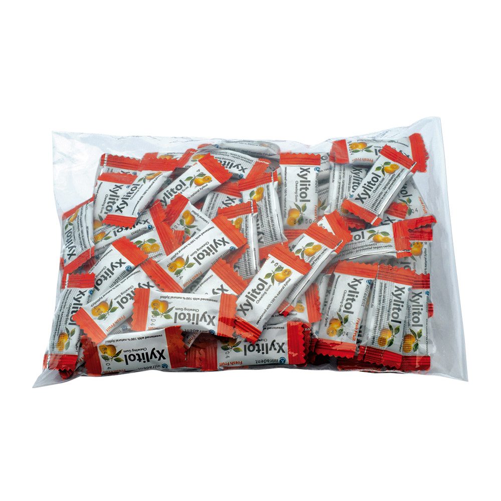 miradent Xylitol Gum Fresh Fruit 100x2St