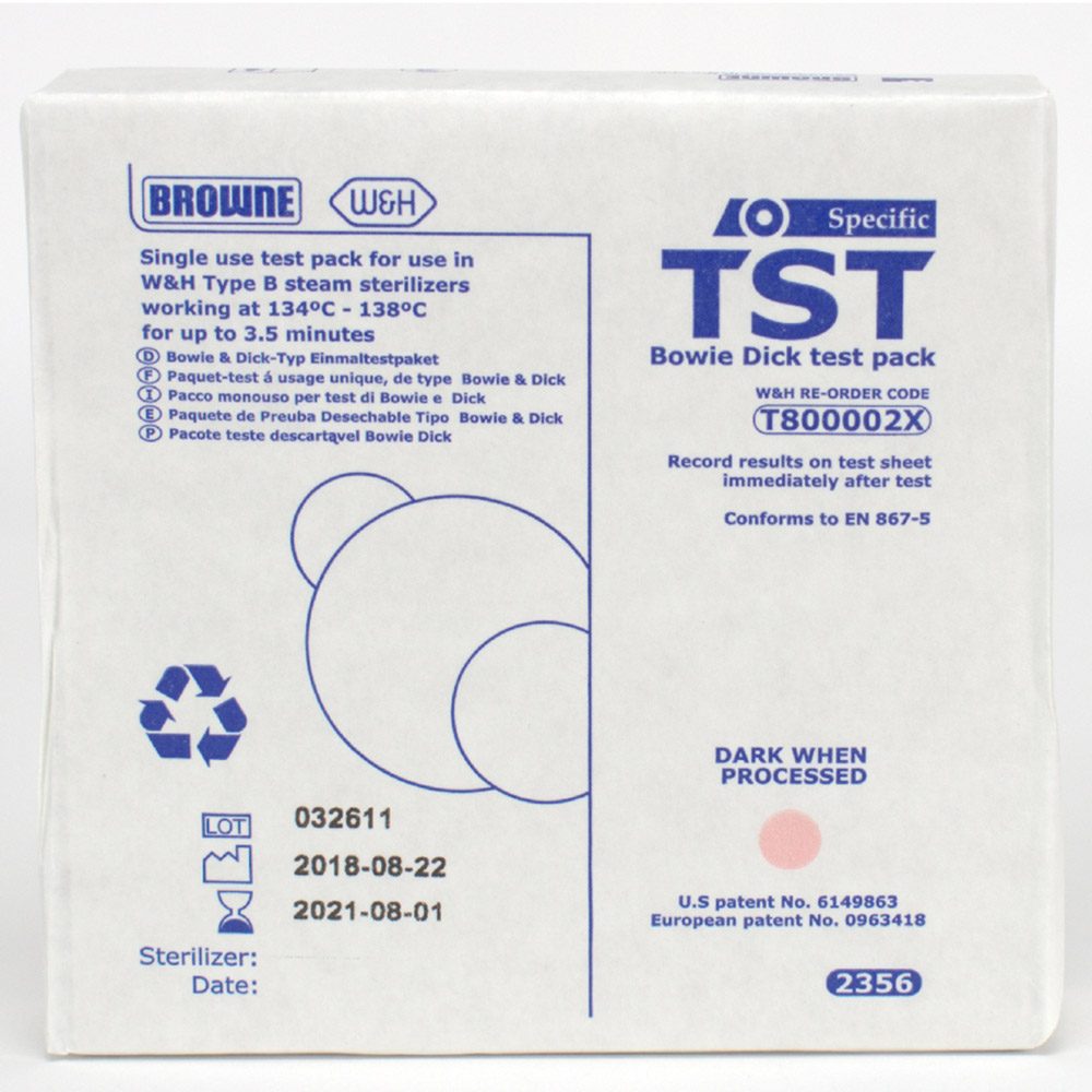 Bowie & Dick Test Packung
