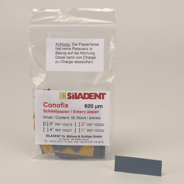 Conofix Schleifpapier 0° 600 50St