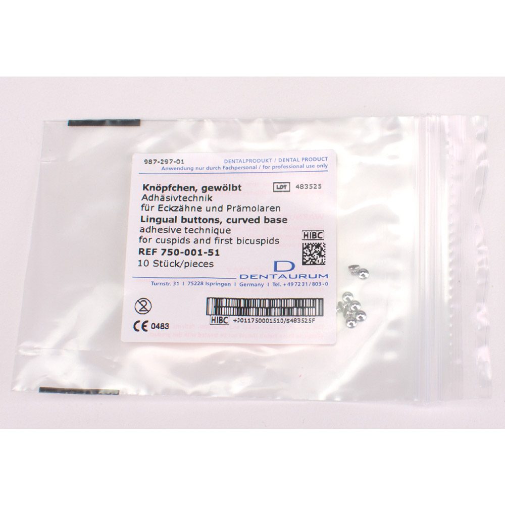 Knöpfchen gewölbt 10St Pa
