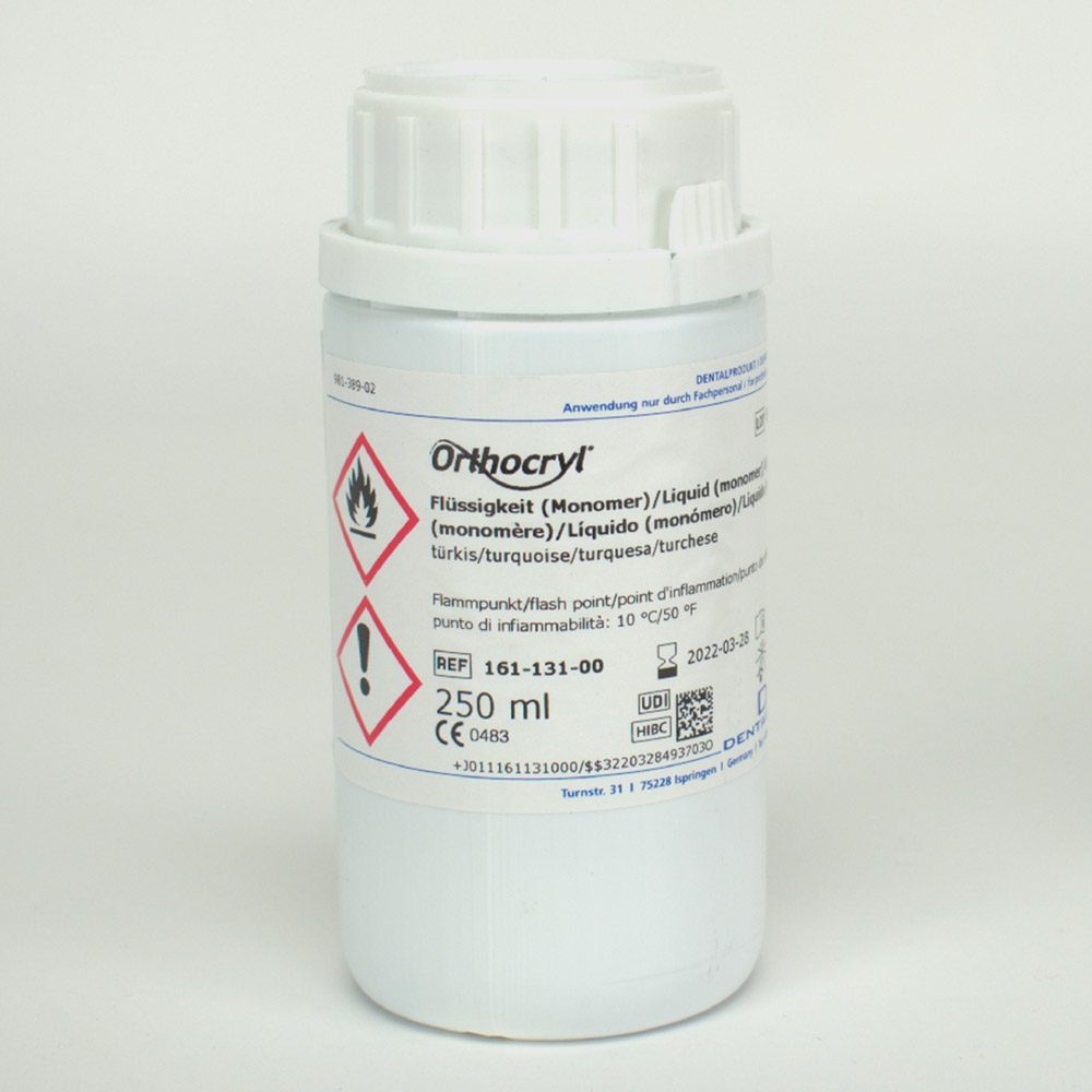 Orthocryl Flüssig türkis 250ml