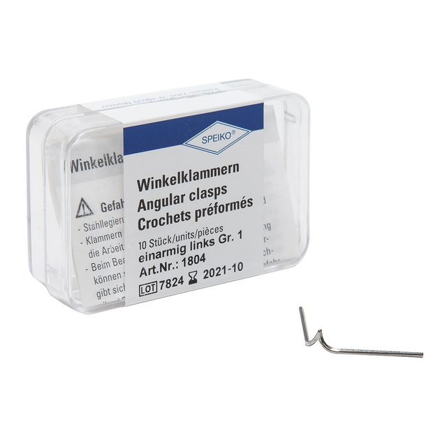 Winkelklammern Gr.1 links 10St