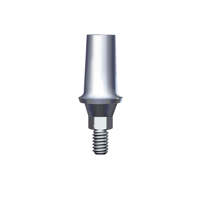 HI-TEC LOGIC Prothetik, Titanaufbau gerade mit Präpgrenzen für Ø 3.0 / 3.5