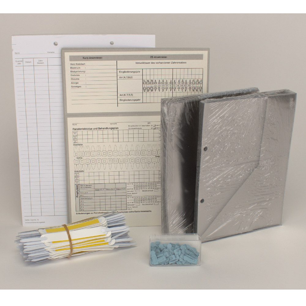Derfla-Card-Plus grau, 100 Stück
