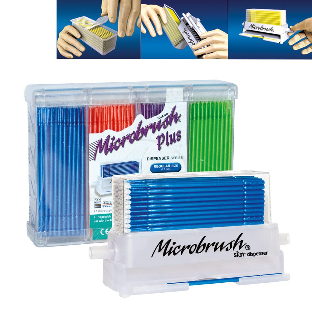 Microbrush plus reg. orange 100St