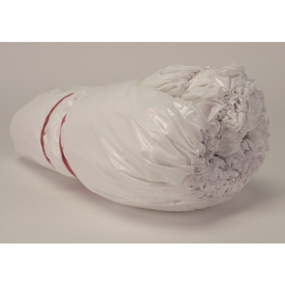 Abfallbeutel weiss m.Gummizug  100St