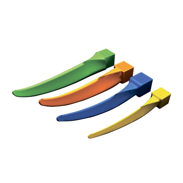 G-Wedges blau Plastik Klein, 100 Stück