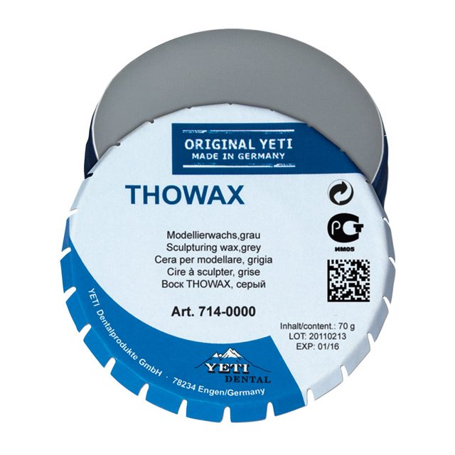 Thowax Modellierwachs grau, 70 g