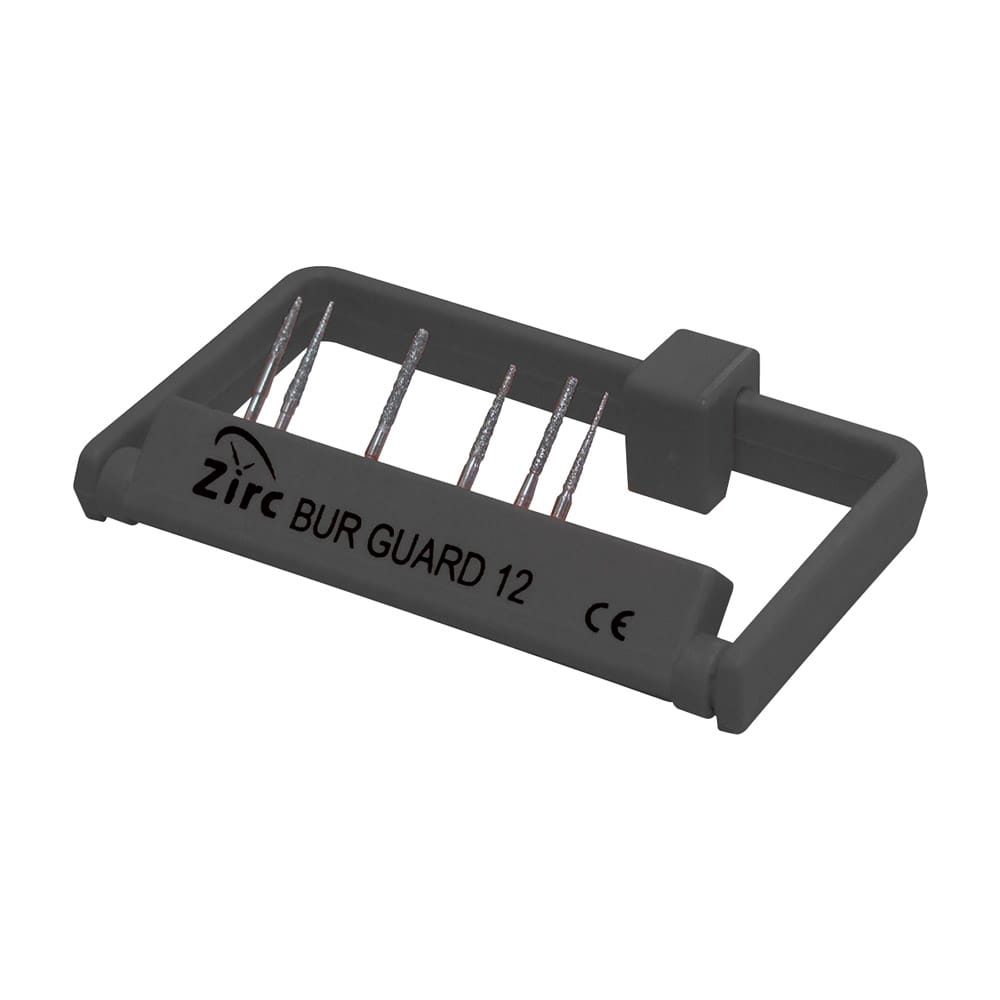 Steri Bur Guard hoch 12-Loch grau St
