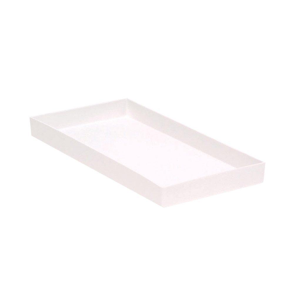 Cabinet Tray ohne Einteilung weiß, Stück