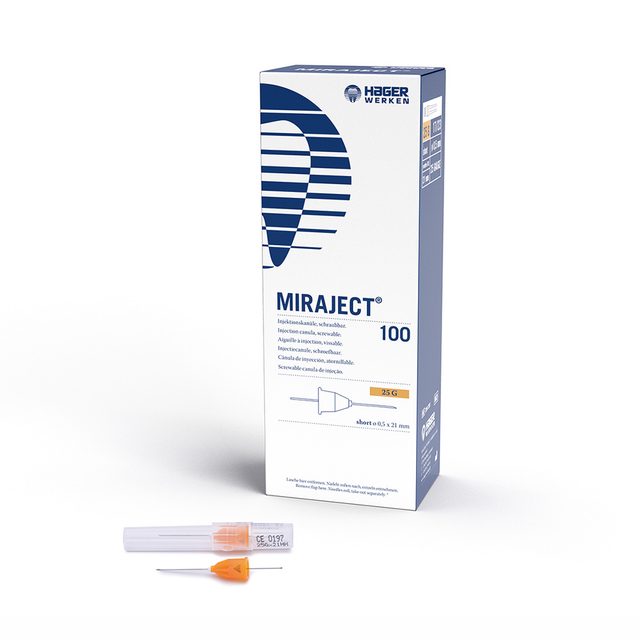 Miraject Kanülen 25G 0,5x21mm 100St
