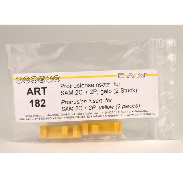Protrusionseinsätze gelb  2St