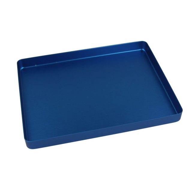 Mini-Tray Boden ungelocht blau St