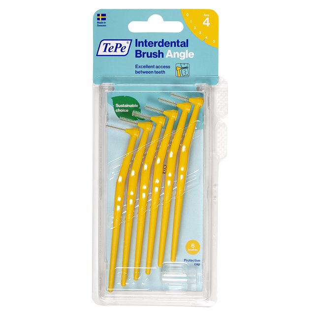 TePe Angle gelb 0,7mm, 6 Stück