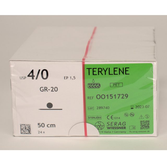 Terylene grün 4/0 GR-20 0,5 2Dtz