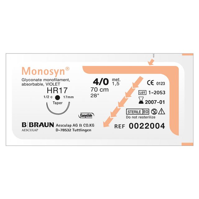 Monosyn ungef. 4/0 DS16 70cm  3Dtz