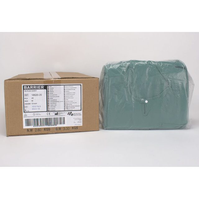 Barrier Shirt Unisoft grün Gr. M 48St