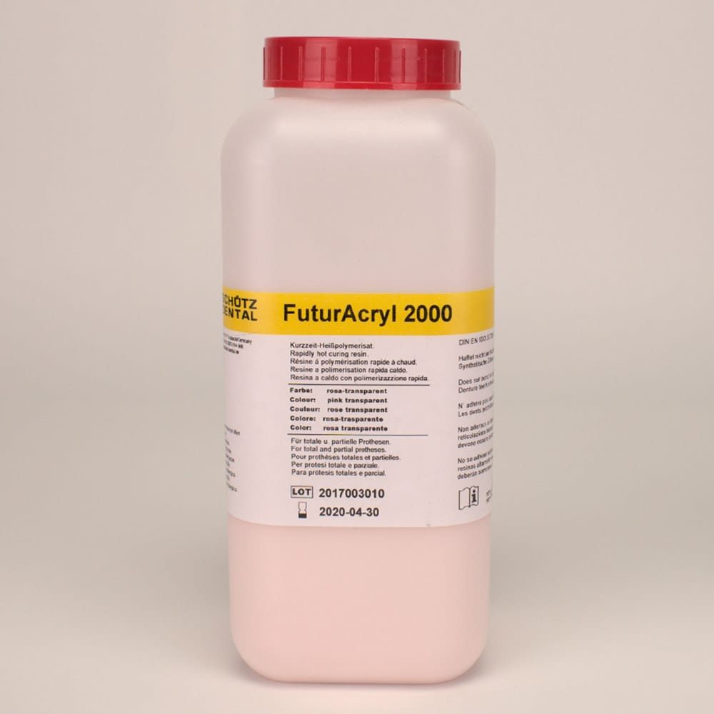Futur Acryl 2000 rosa-transpa. 1Kg