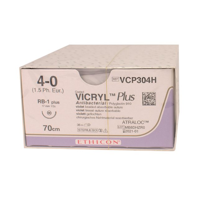 Vicryl Plus violett gefl. 3-0 V5 3Dtz