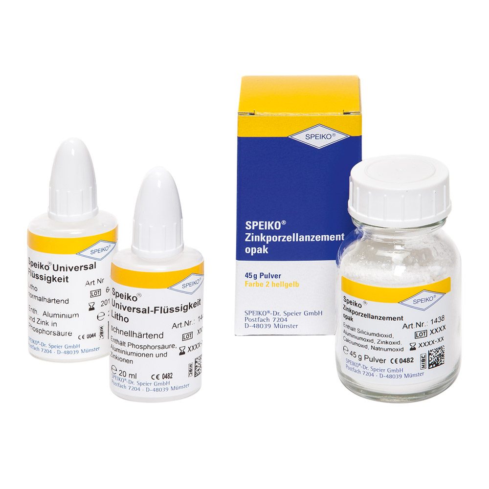 Zhanelka Zinkporzellanzement # 2 hellgelb, 45 g