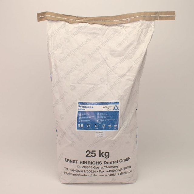 Sockelgips naturgips weiss Sack