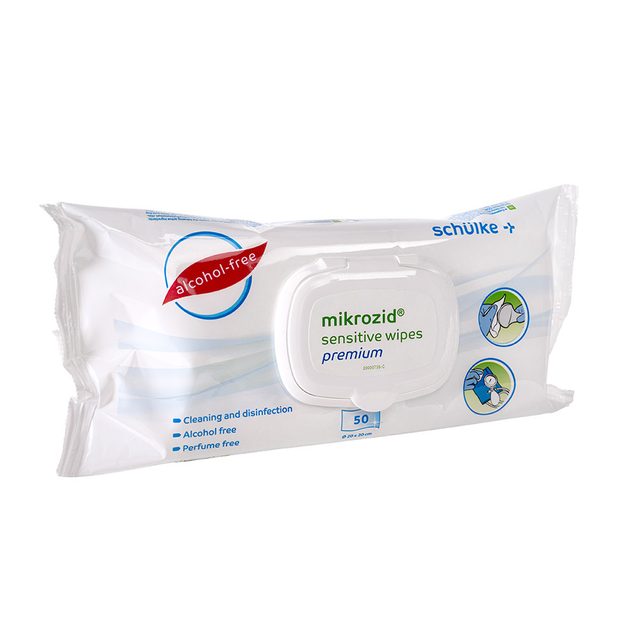 Mikrozid Sensitive Wipes Premium  50St