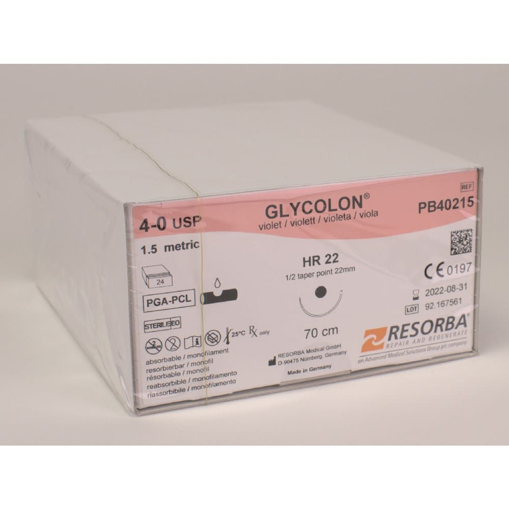 Glycolon violett 4/0 HR22 2Dtz