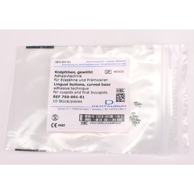 Knöpfchen gewölbt 10St Pa