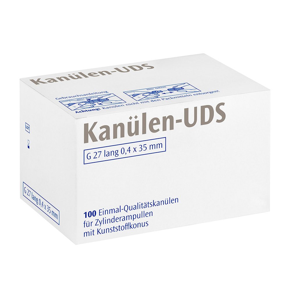UDS-Kanülen G27 lang 0,4x35 grau 100St