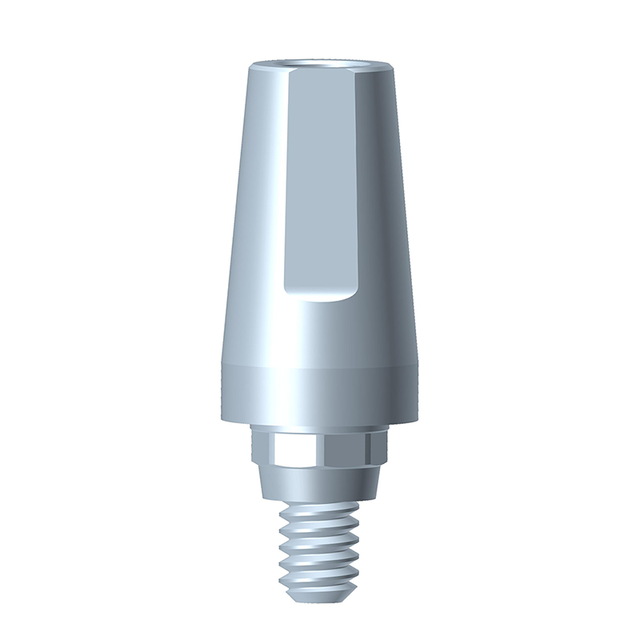 HI-TEC TITE FIT Prothetik, Titanaufbau, breit, gerade für alle Implantat-Ø