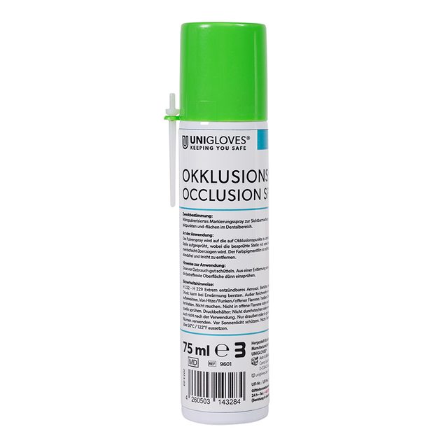 Okklusionsspray, hellgrün   75ml