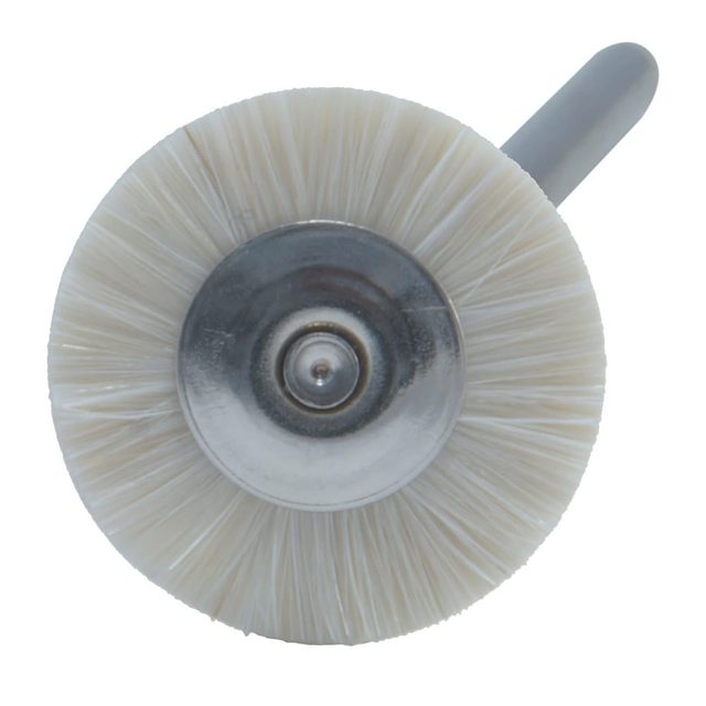 Mini-Bürst.Ziegenh. 19mm weiss 144St
