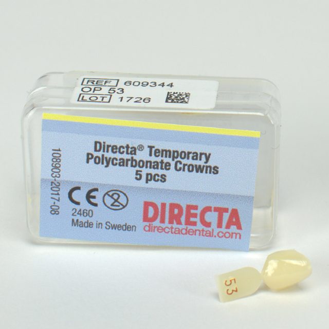 Directa-Kronen transluzent Nr. 53, 5 Stück