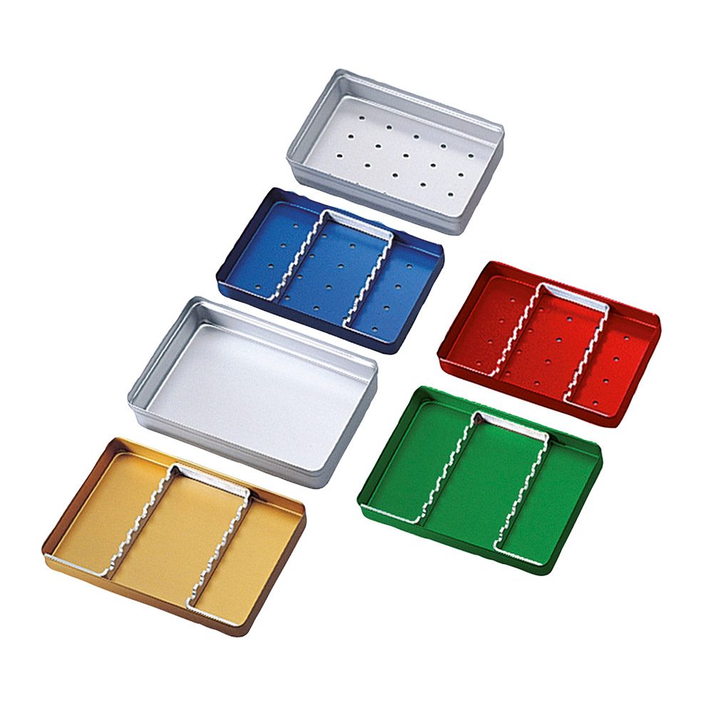 Mini-Tray Deckel gelocht silber St
