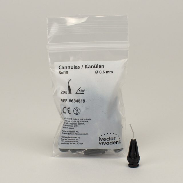 Applikationskanülen Total E./Helio. 0,6 mm, 20 Stück