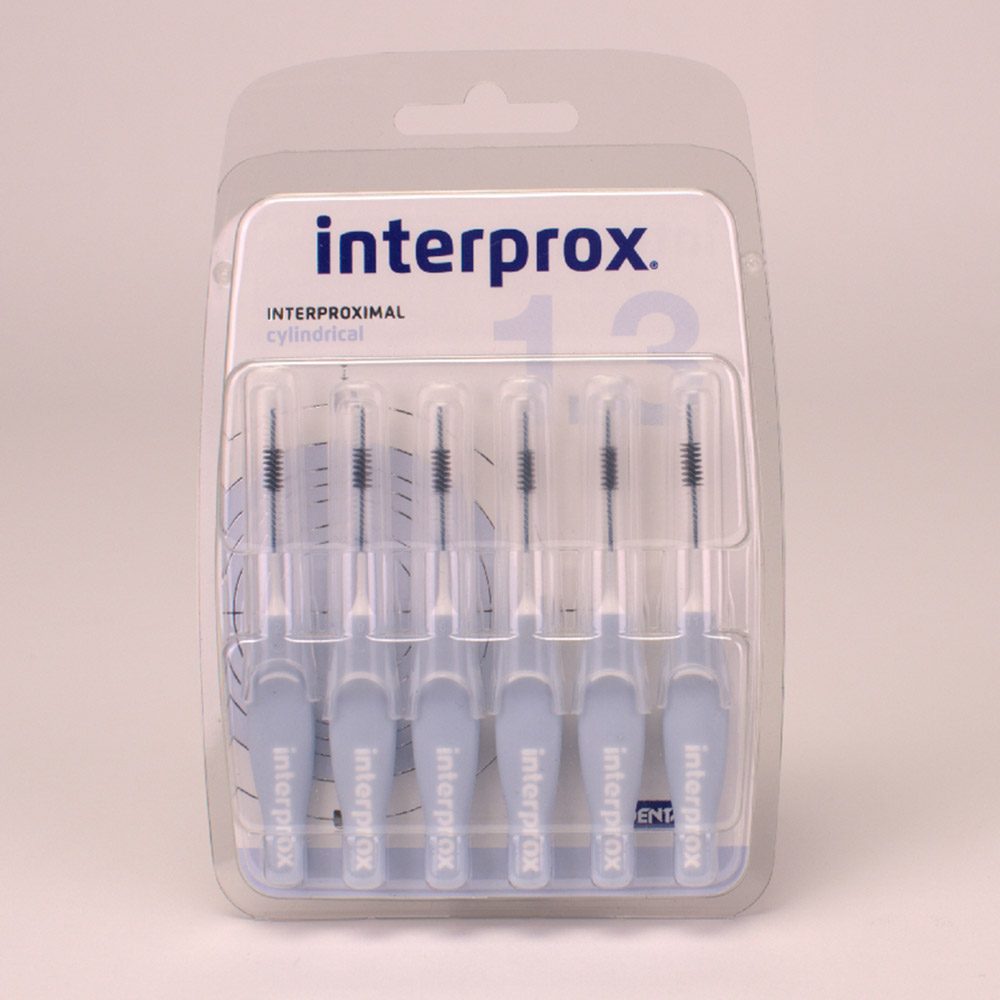 Interprox zylindrisch weiss  6St