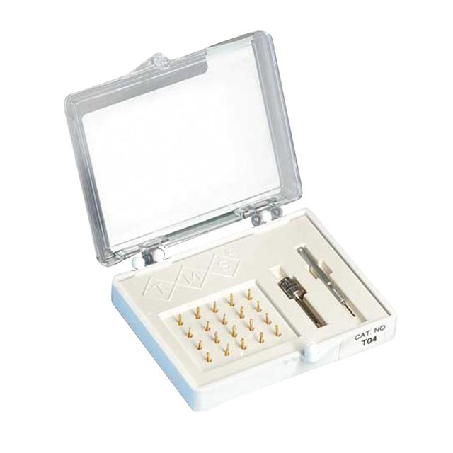 TMS Stifte Minim 0,525 mm T04 silber 20 Stück + Zubehör, Set