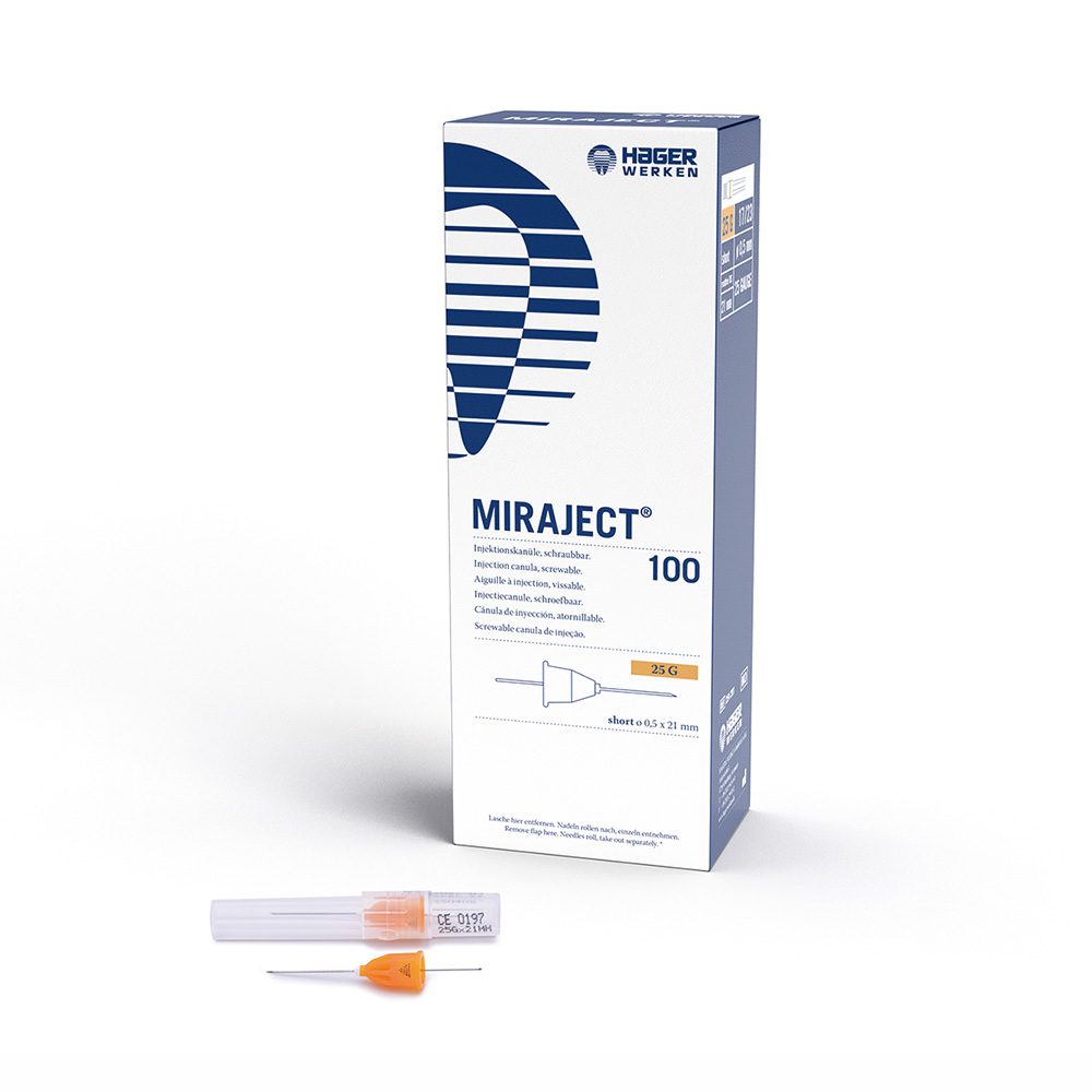 Miraject Kanülen 25G 0,5x21mm 100St