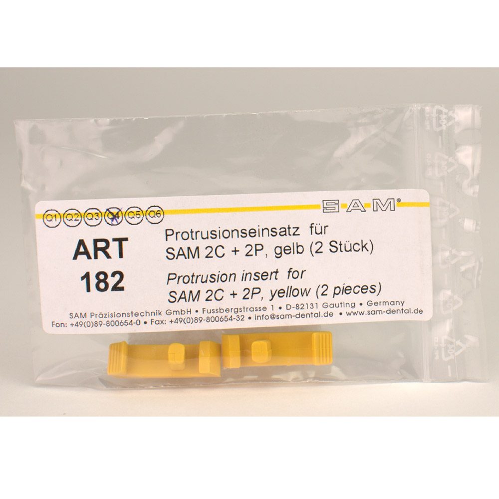 Protrusionseinsätze gelb  2St