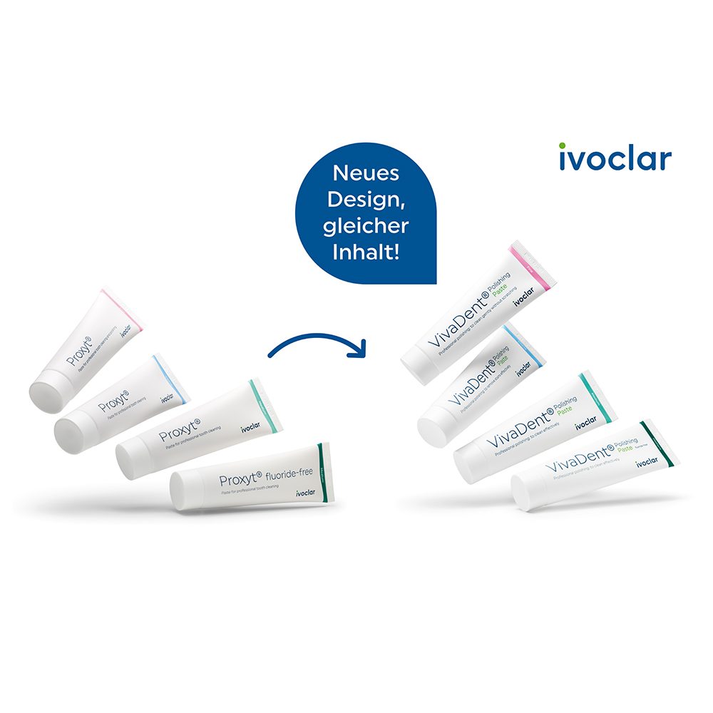 Vivadent Polishing Paste fine mint, 80 g Tube