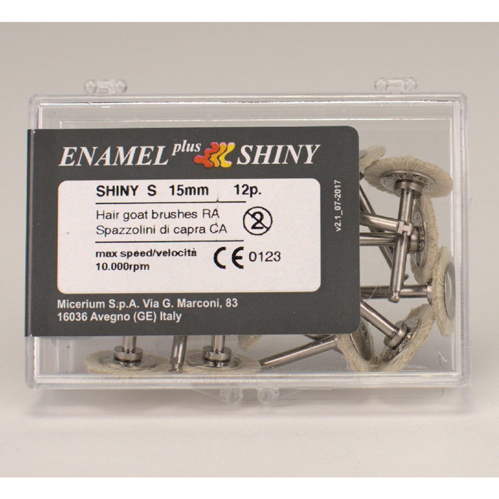 Enamel plus Shiny Wst Ziegenhaar, 12 Stück