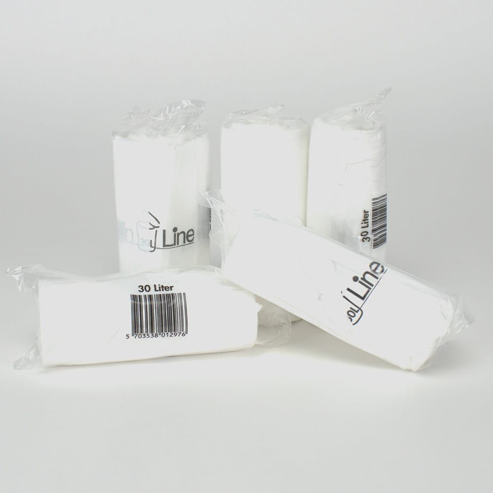 Binliner weiss 30Ltr 47x84cm 10my 10Rl